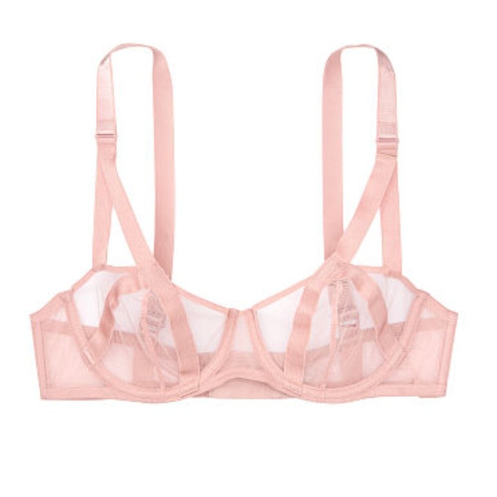 NWT Victoria's Secret Unlined Mesh Balconette Bra